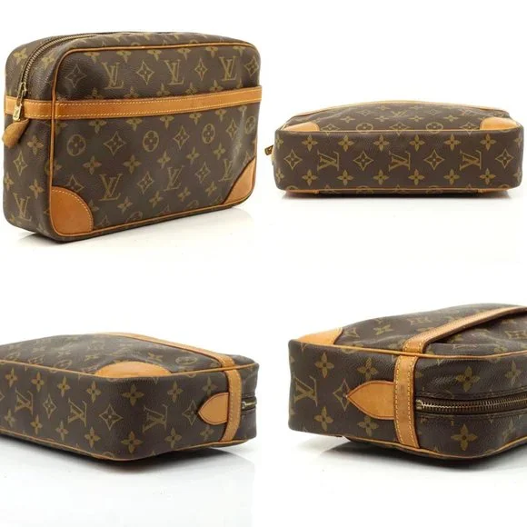 Auth Louis Vuitton Compiegne 28 Clutch #3483L83 - Picture 5 of 10